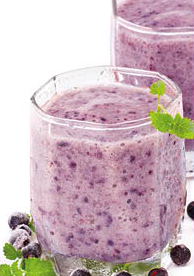 Blueberry and Cranberry Shake